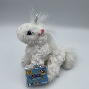 RETIRED Webkinz Lil Kinz Unicorn by Ganz NEW WITH CODE HS069 Y2K Kidcore Stuffie